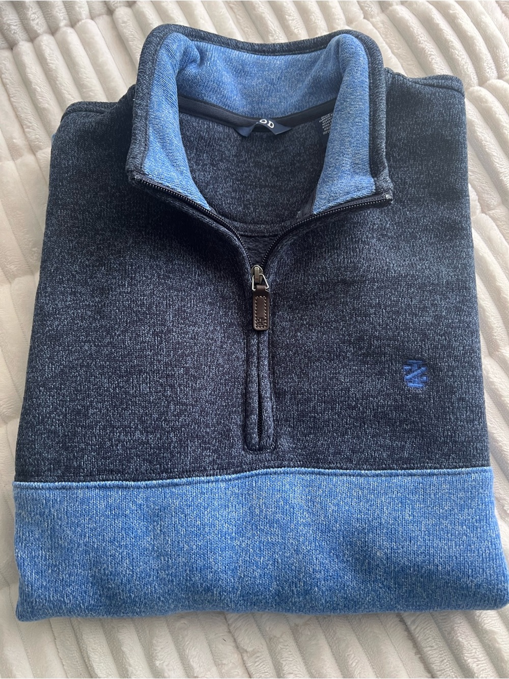 Izod Men's Two-Tone Half-Zip Sweater